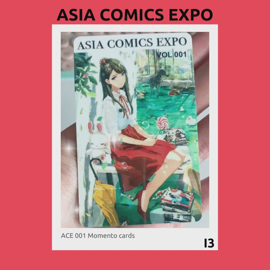 Asia Comics Expo 001 Momento Souvenir Card